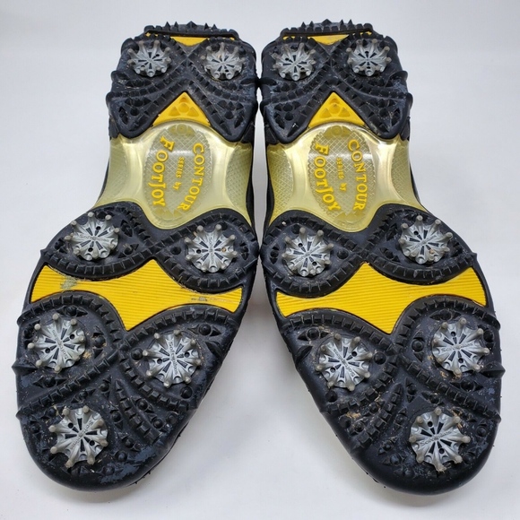 Footjoy Contour Series 54024 Saddle Golf Shoes - Picture 8 of 8